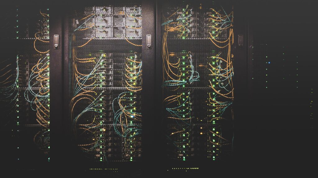 An image of rack servers,